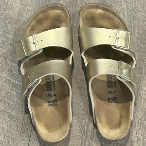Birkenstock - Arizona - Gold - Size 39 narrow